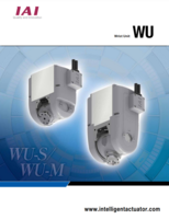 IAI WU CATALOG WU-S/WU-M SERIES: ROTATING JOINT 2-AXIS UNIT